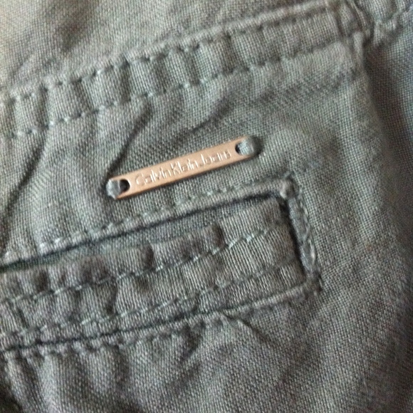 Calvin Klein Army Green Shorts - Picture 6 of 6